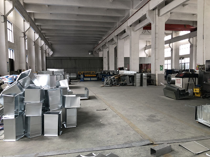 揽胜通风管道制造厂房展示