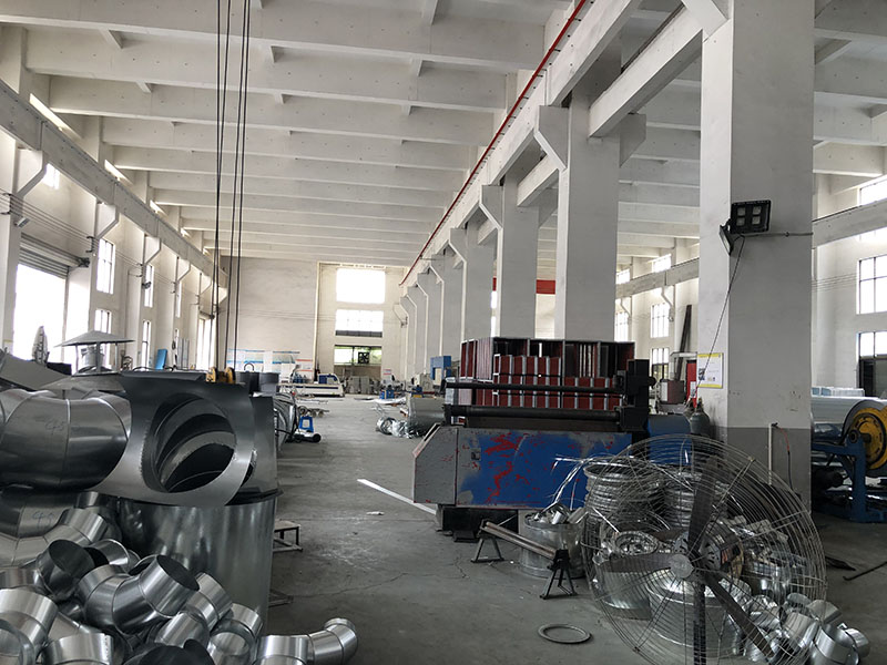 揽胜通风管道制造厂房展示